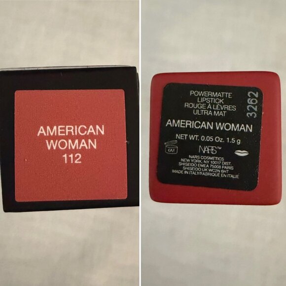 Nars Powermatte Lipstick American Woman 112 Ultra Matte - Picture 2 of 7